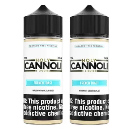 Holy Cannoli French Toast 2 Bottle Bundle - 200mL (2x100mL); Vape Product, Vape Product