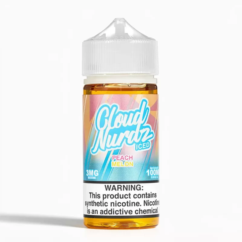Cloud Nurdz Iced Peach Melon 70% VG 100mL