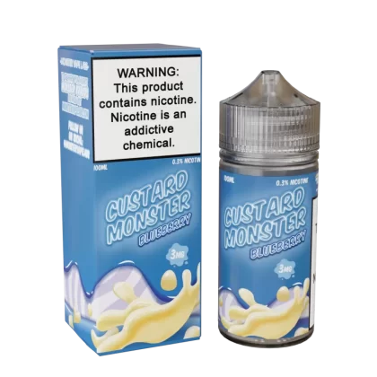Custard Monster - Blueberry - 100ML E-Liquid - 0MG