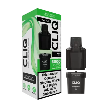 Apple Pear Avomi Cliq 6000 Refill Pack - Vapeshop Co