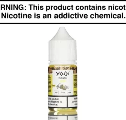 WHITE GRAPE ICE BY YOGI DELIGHTS SALT 30ML - Vape Product, Vape Product (7CB05C)