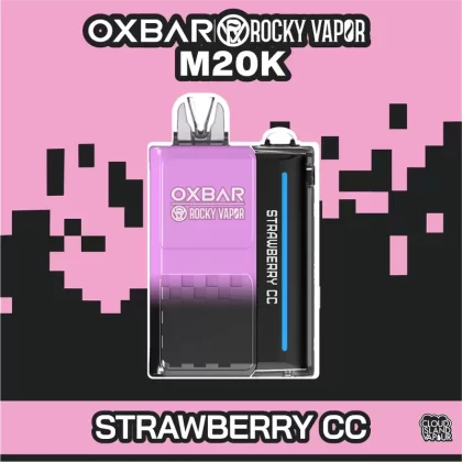 Rocky Vapor Oxbar M20K Disposable Vape – Strawberry CC