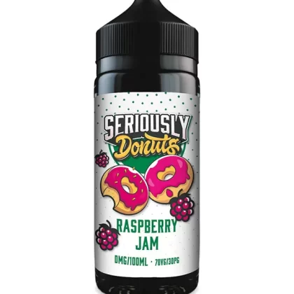 Seriously DONUTS Raspberry Jam E Liquid 120ml - 3mg