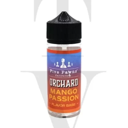FIVE PAWNS ORCHARD BLENDS – MANGO PASSION 100ML SHORTFILL E-LIQUID