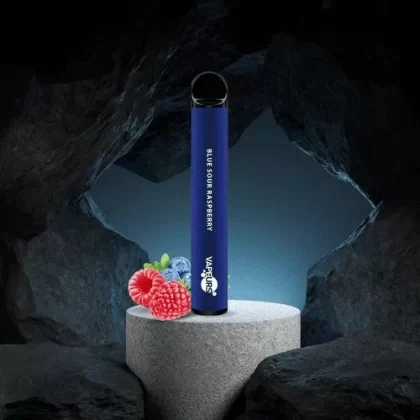 VAPEURS – Blue Sour Raspberry - Vapeurs / 20mg/ml / 550 mAh / pflanzliches Glycerin / Aromastoffe / Nikotin / Propylenglykol / ca. 600