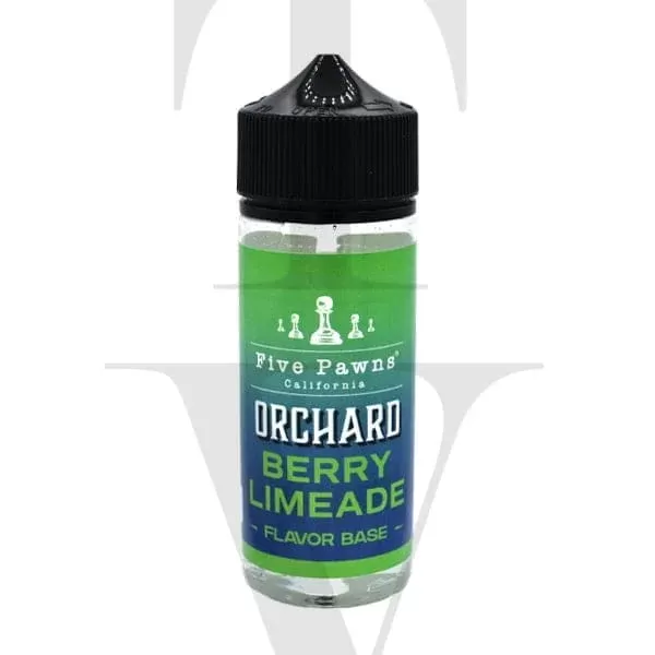 FIVE PAWNS ORCHARD BLENDS – BERRY LIMEADE 100ML SHORTFILL E-LIQUID