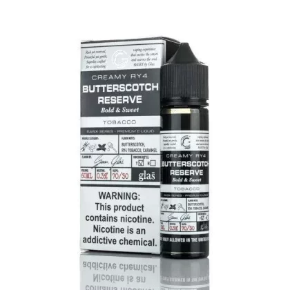 BSX Vapor E-Liquid - Creamy RY4 Butterscotch Reserve - 60ml - 3mg