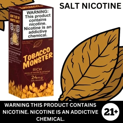 Tobacco Monster Rich by Monster Labs – Salt Nicotine E-liquid 30ml