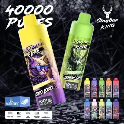 STAG BAR KING 40000 – 40K Puffs 750mAh 2% 5% Nicotine Disposable Vape