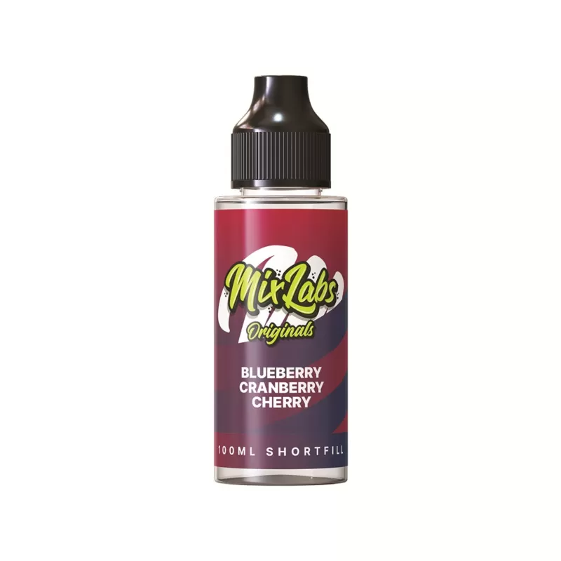 Mix Labs Shortfill E-Liquid 100ml - Strawberry Banana - Image 2