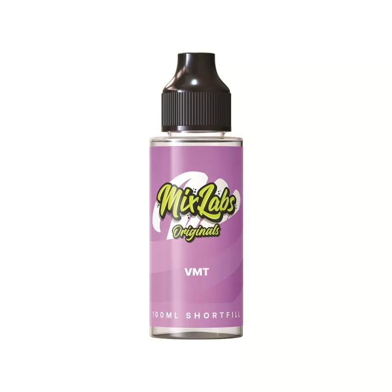Mix Labs Shortfill E-Liquid 100ml - Strawberry Banana - Image 3