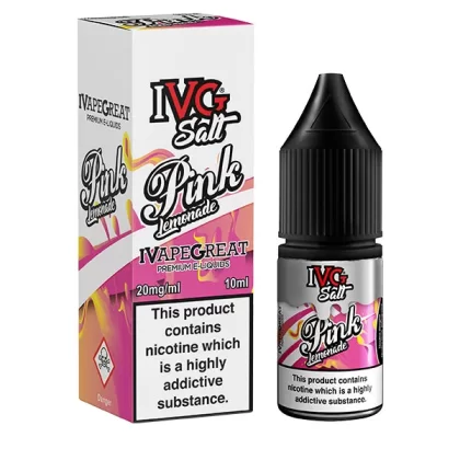 IVG Pink Lemonade Nic Salt E-Liquid - 10mg