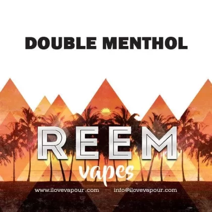 Double Menthol Premium E juice By Reem Vapes - 12mg