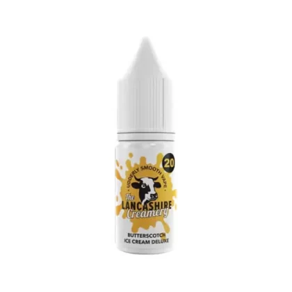 The Lancashire Creamery Butterscotch Ice Cream Deluxe Nic Salt - 20mg