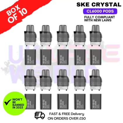 Berry Medley SKE Crystal CL6000 Prefilled Pod Box Of 10