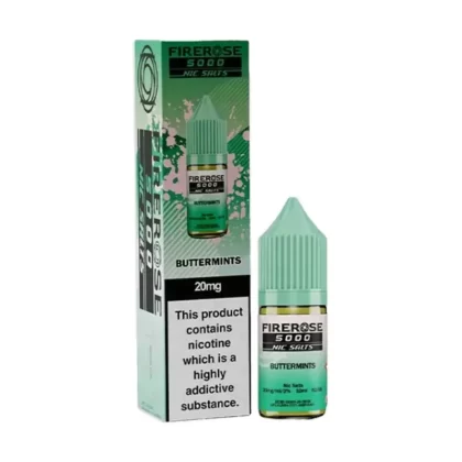 Firerose Nic Salt E-Liquid Buttermints - Nicotine Strength#10mg>20mg