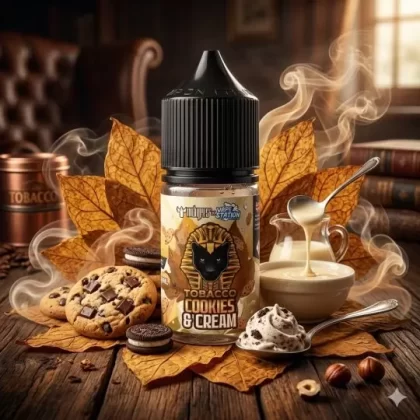DR VAPES VAPE STATION TOBACCO COOKIES N CREAM MTL ELIQUID - Vape Product, Vape Product; Vape Product, Vape Product
