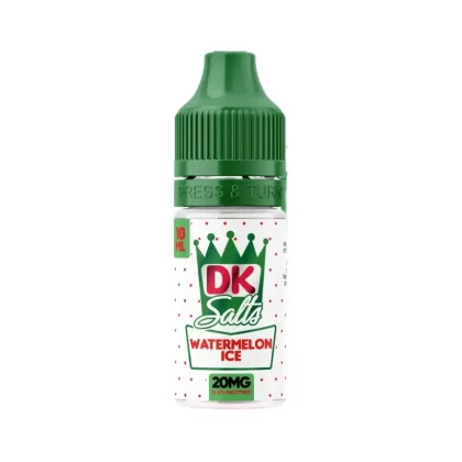 Donut King DK Watermelon Ice Nic Salt Vape Juice - 10 Pack - Strength