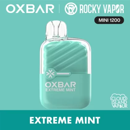 Rocky Vapor Oxbar Mini 1200 Disposable Vape – Extreme Mint