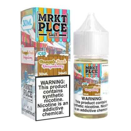 MRKTPLCE Iced Pineapple Peach Dragonberry Salt Nic 30ml E-Juice - Ecigmafia