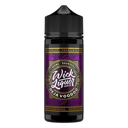 Wick Liquor Deja Voodoo 100ml Vape Juice - Add Nic Shot#0 Nic Shots>1 x 18mg Nic Shot>2 x 18mg Nic Shots