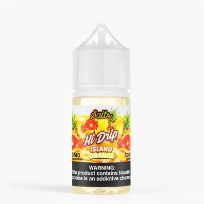 Hi-Drip Salts – Island Orange 30mL Nic Salt Blood Orange - Vape Product, Vape Product (1D530C)