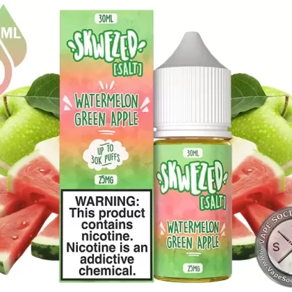 Watermelon Green Apple SKWEZED SALT 30ml