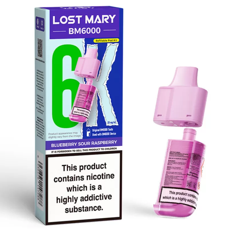 Lost Mary BM6000 Prefilled POD 10mg - Menthol - Image 3
