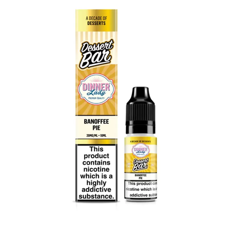 Dinner Lady - Desserts Bar Salts 10ml (20mg) - Apple Crumble Custard - Image 3