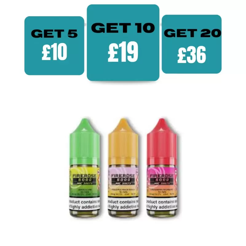Firerose 5000 Nic Salt 10ml E-liquids - Hubbla Bubbla / 20mg