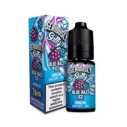 Blue Razz Ice Seriously Salty – Doozy Nic Salts e Liquid 10ml – TPD - Vapestorm Co