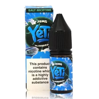 Blizzard Blueberry By Yeti Salt 10ml - Nicotine Strength#10mg (Salt)>20mg (Salt)>5mg (Salt) (7225CC)