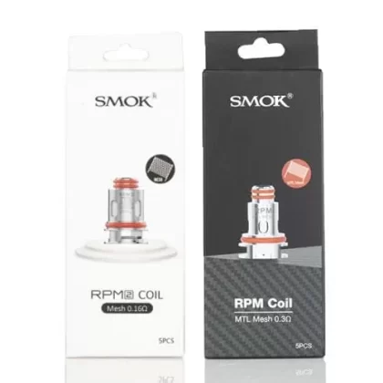 SMOK RPM Series Coils - 5 Pack; 0.3 Ohm Mesh MTL, 0.4 Ohm Mesh (382471)