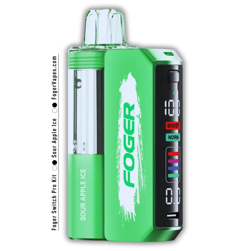 Sour Apple Ice Foger Switch Pro Kit 30K Puffs - Image 2