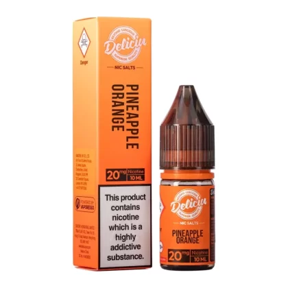 Pineapple Orange Nic Salt E-Liquid by Deliciu - Product Strength#10mg>20mg