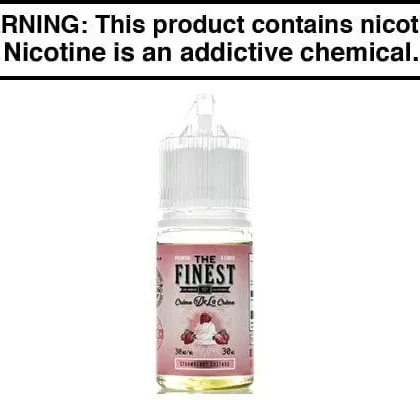STRAWBERRY CUSTARD BY THE FINEST SALT NIC 30ML - Vapejuice