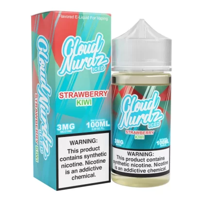 Cloud Nurdz Iced Strawberry Kiwi eJuice - Vape Product; Vape Product, Vape Product (A01EED)