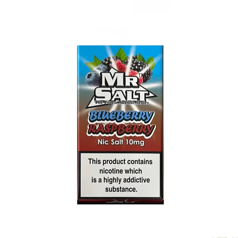 Mr Salt Blueberry Raspberry 10mg / 20mg Salt Nicotine - Vapourdays Co