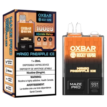 Rocky Vapor OXBAR Maze Pro Disposable – Mango Pineapple Ice