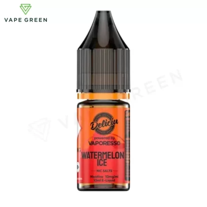 Watermelon Ice Nic Salt E-Liquid by Deliciu V2