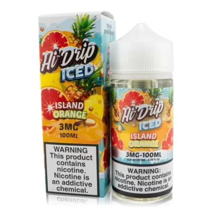 Hi-Drip Island Orange Iced - Nic Level#3mg>6mg (1F95F7)
