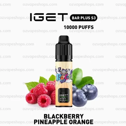 IGET Bar Plus S3 Kit – Blackberry Pineapple Orange - Vape Store