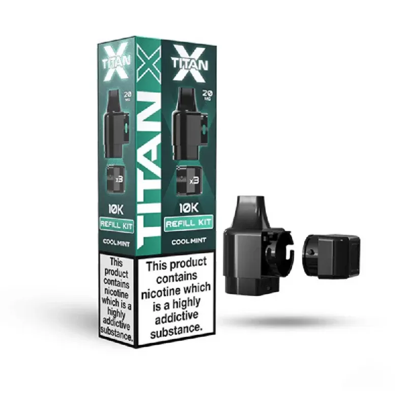 Titan X Prefilled Pod Cool Mint - Nicotine Strength#20mg (69F209) (69F209)