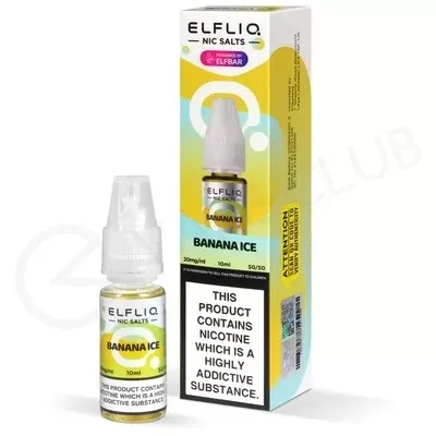 Banana Ice Nic Salt E-Liquid by Elf Bar Elfliq - Ecigpremium
