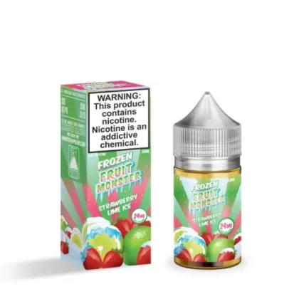 Frozen Fruit Monster Salt E-Liquid – Strawberry Lime Ice – 30ml