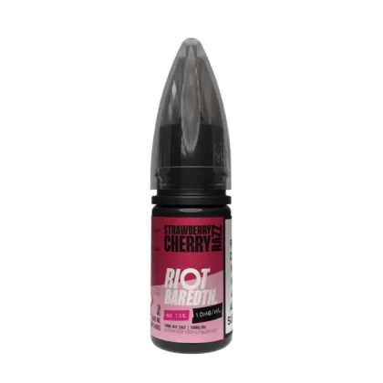 Strawberry Cherry Razz Nic Salt E-Liquid Bar Edition No Ice by Riot Squad (10ml) - 20mg