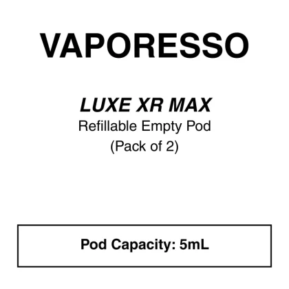 Vaporesso-Luxe XR Max-Empty Cartridge (5ml) - DTL, MTL