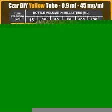 Czar Nicotine Tube Yellow 45