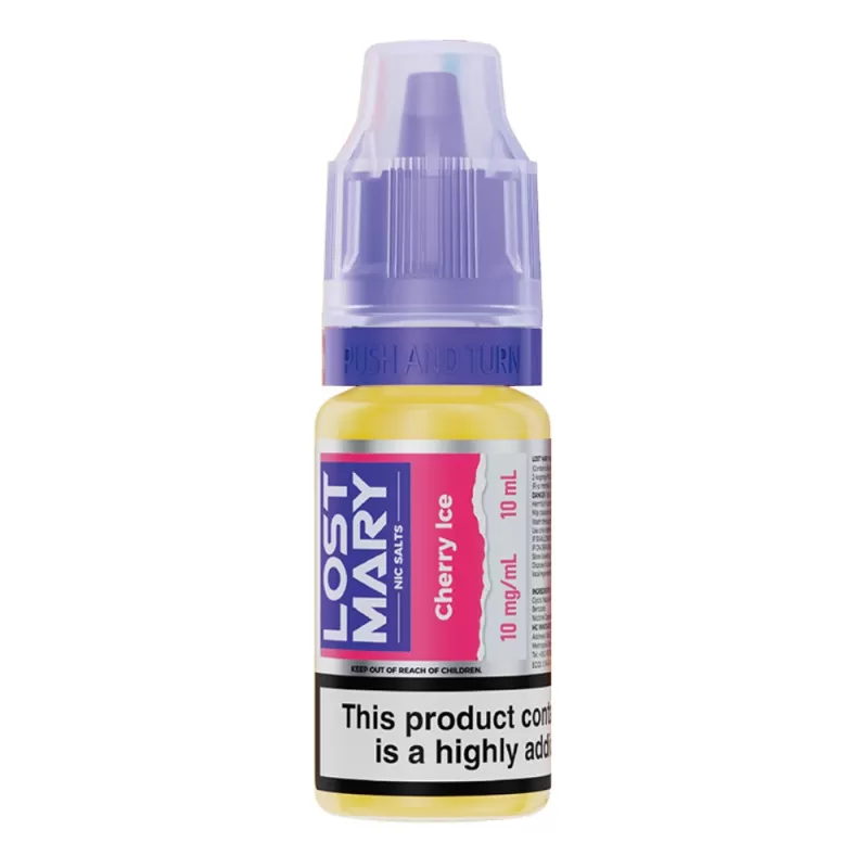 Cherry Ice Nic Salt E-Liquid by Lost Mary (10ml) - 20mg