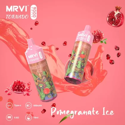 MRVI Tornado 9000 Puffs | 0%-5% strength, 18mL, bulk disposable vape - Aiviouvapes